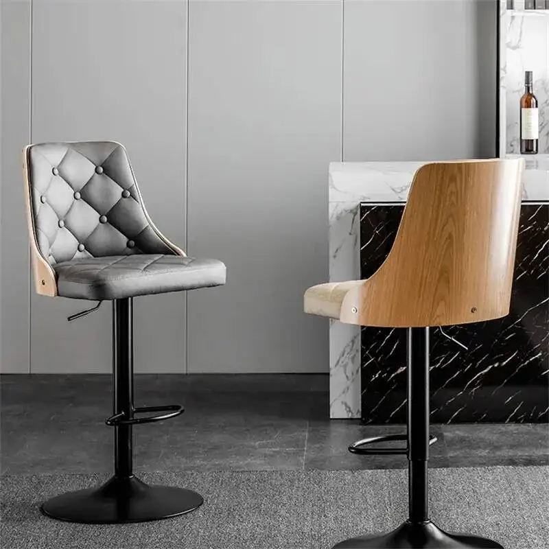 

Design modern bar chairs that conform to ergonomics for living room chairs. Luxury bar chairs, kitchen, Nordic high bar Kruken
