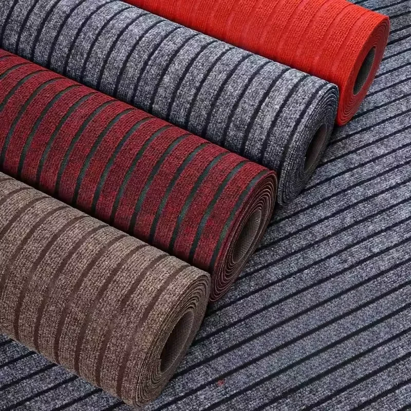 Self-adhesive Rug Roll Removable Non-slip Rug Mat Suitable for Hardwood Floors Non-slip Rug Protector Cuttable Machine Washable.