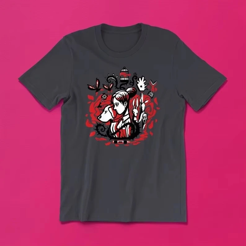 Klassisches psychologisches Horrorspiel Rule of Rose T-Shirt Baumwoll-Grafik-T-Shirt für Männer und Frauen, Sommer-Streetwear – Detail 3