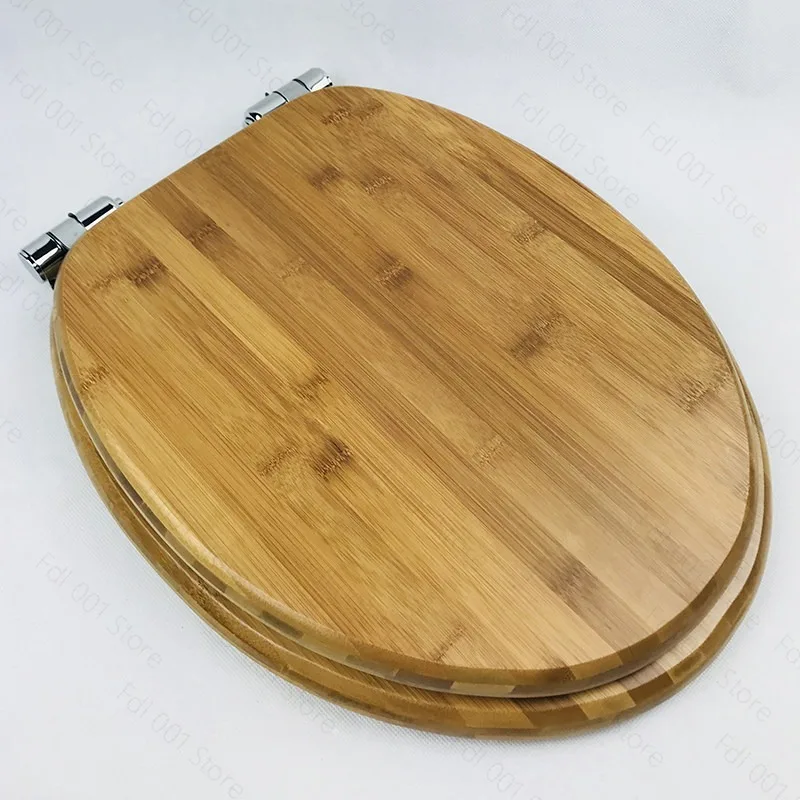OUV Universal Thickened Ring Solid Wood Toilet Seat Cover