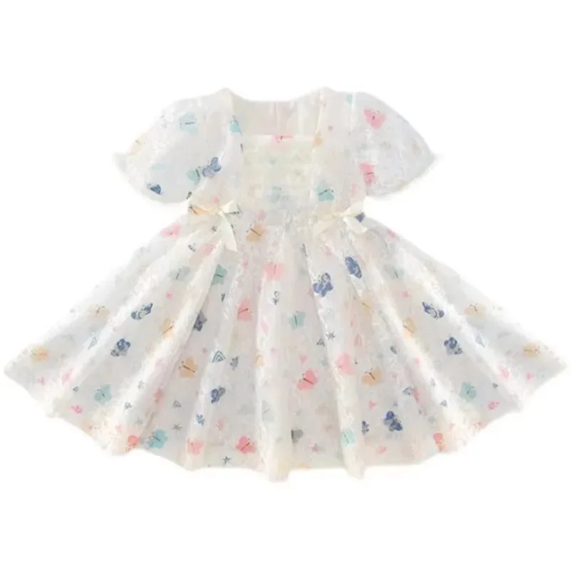 فستان الأميرة للفتيات الصغيرات فستان عيد ميلاد للأطفال بعطلات 2 3 4 5 6 7 8 9 سنوات