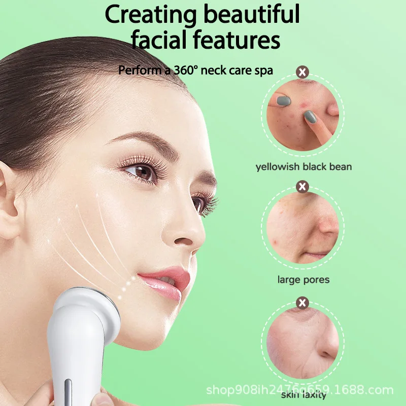 4 em 1 massageador facial ferramentas de cuidados com a pele face lift multifuncional dispositivo firme rejuvenescimento da pele remoção de rugas rosto beleza