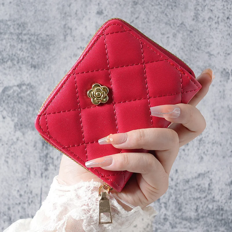 New Europe and the United States luxury fresh fragrance ladies wrist wallet card multi-card ladies cross-border mobile phone bag