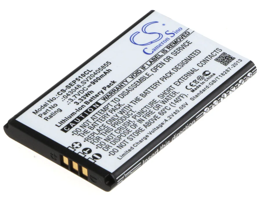 Bateria sem fio do telefone de cs para swissvoice epure fulleco duo epure dect 6.0 epure dou se encaixa 043048 c0487 sv20405855 900mah/3.33wh