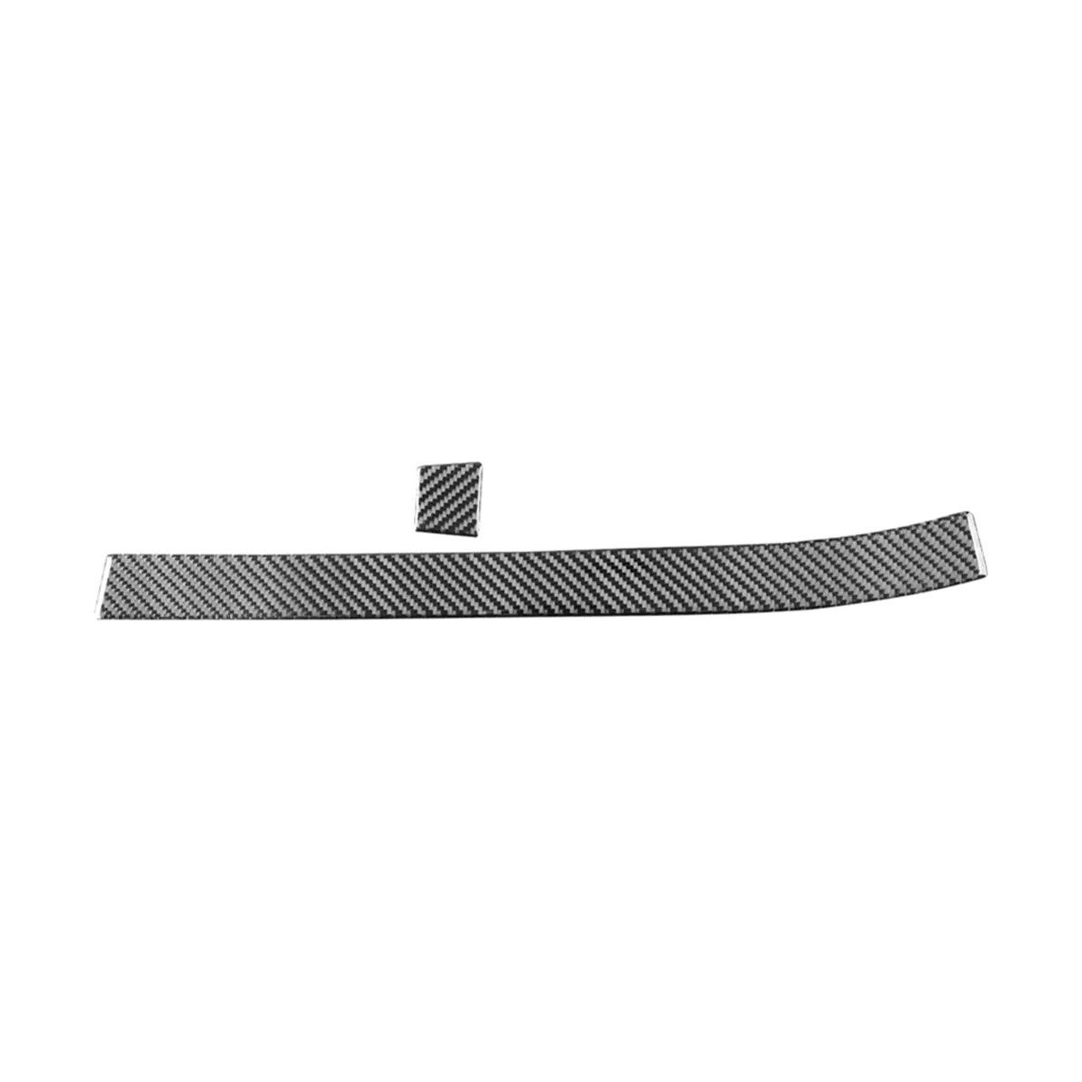 For S2000 2000-2009 Soft Carbon Fiber Center Console Co-Pilot Dashboard Trim Strip Sticker Interior Accessories