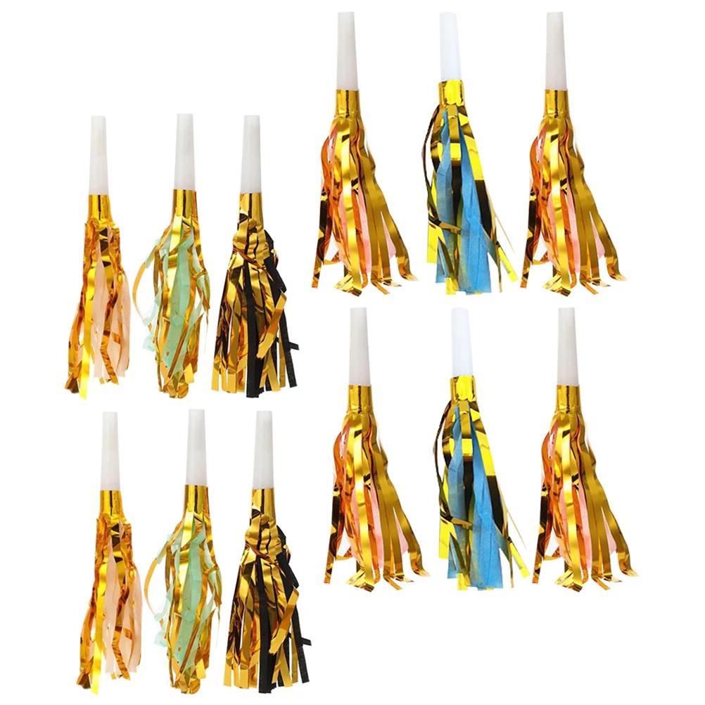 30 pçs torcendo chifre presentes blowouts assobios festa sopradores crianças adultos aniversário natal casamentos brinquedos instrumentos musicais