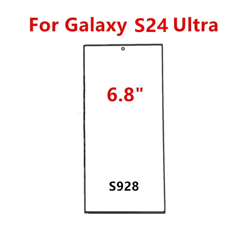 Pantalla táctil para Samsung Galaxy S24 Ultra S23 S22 S21 S20 Plus 5G Out lente de Panel frontal LCD de vidrio con OCA