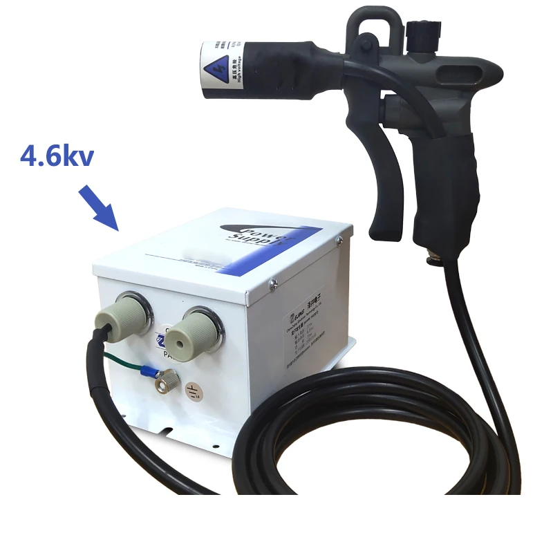 Imagem -02 - Eletrostática Ion Air Gun Bico de Remoção de Poeira Eliminador Estático Industrial Air Pressure Spray Gun Head Zj302d