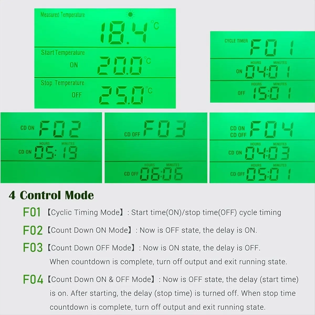 

*N21R цифровой регулятор температуры, термостат с ЖК-экраном с подсветкой, вилка для нагрева и охлаждения для инкубатора рептилий, вилка стандарта США