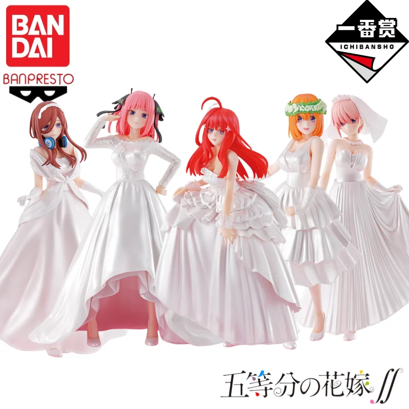 

In Stock Original Bandai Banpresto The Quintessential Quintuplets Statue Model Garage Collectible Ornaments