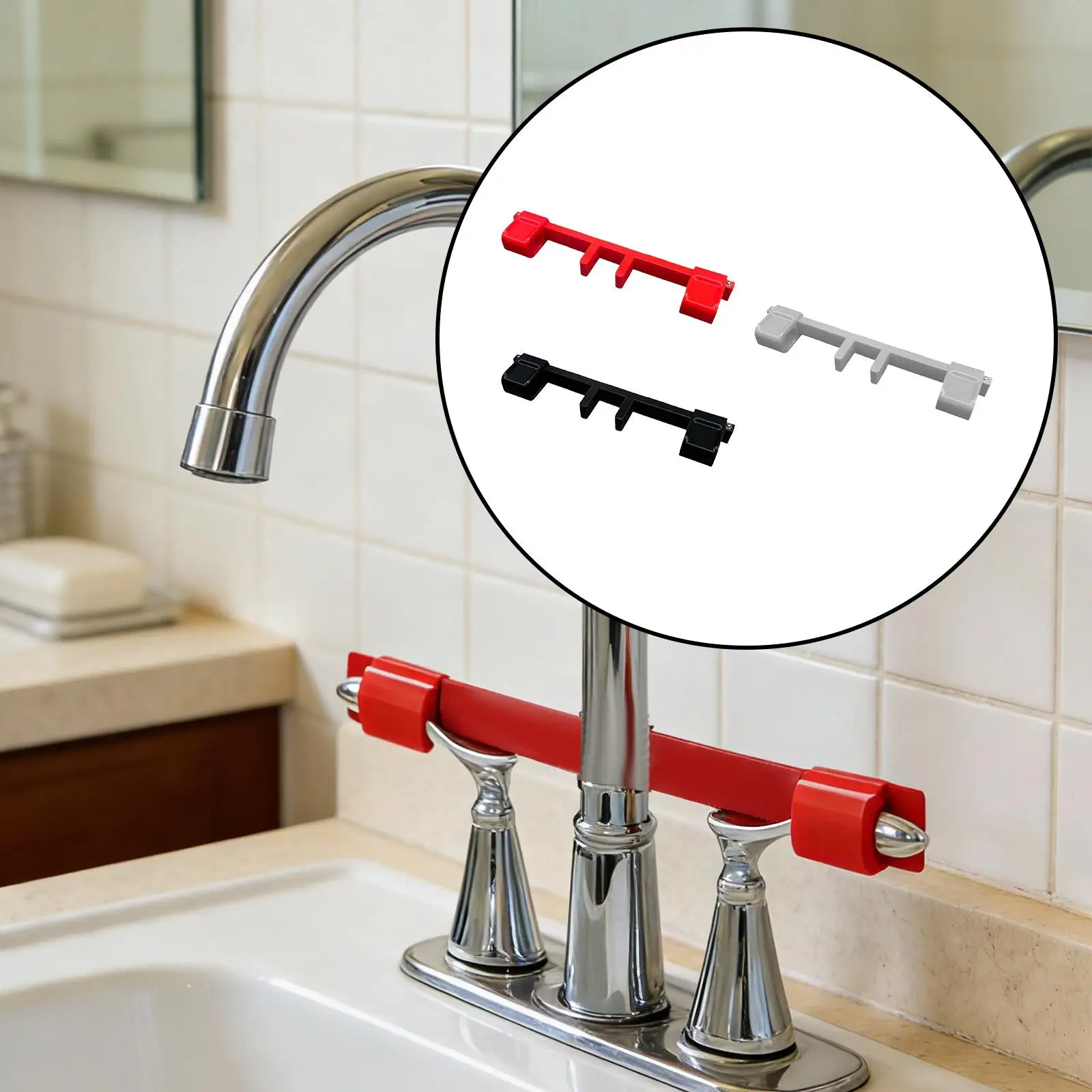 

Замок для ручки смесителя, компактный, простой в установке, с двойной ручкой, сверхпрочный, практичный, эффективный, универсальный, для ванной и кухни