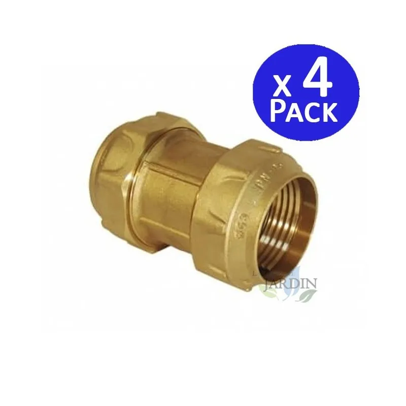 4x25mm brass sleeve for polyethylene pipe