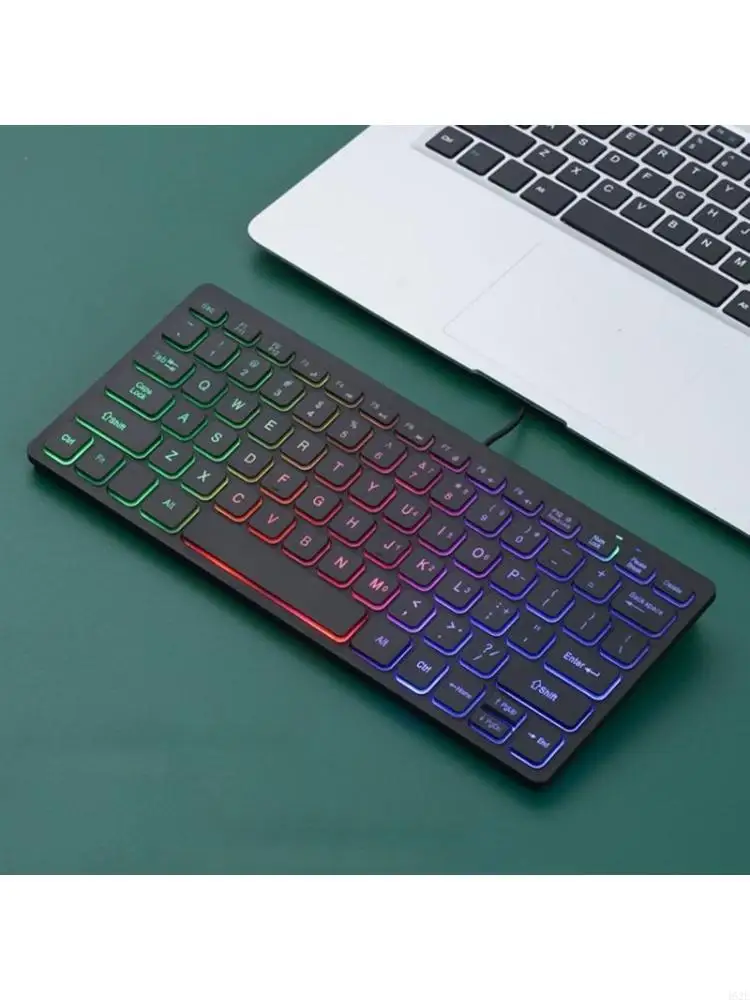 

462E Keyboard with Adjust LED Backlight Translucent Keycaps Quiet to Operate for Students and Professional