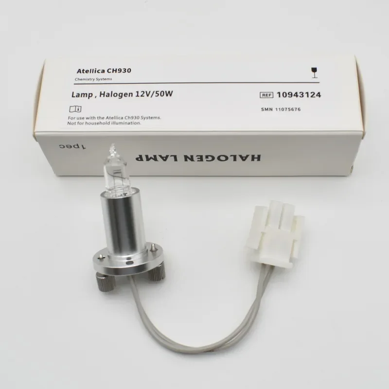 JC 12V-50W Halogen Light Bulb Compatible Siemens CH930 12V 50W Bio Chemical Chemistry Analyzer Lamp