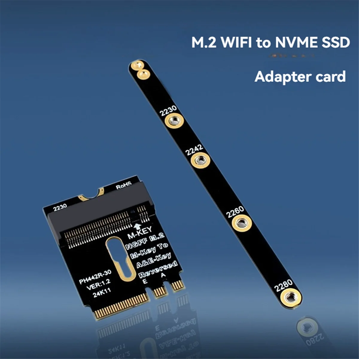 BABQ PCIE 4.0 M.2 NVME Adapter SSD PCIE Adapter Installation for 2230 2242 2260 2280 M2 NVME SSD Riser Card
