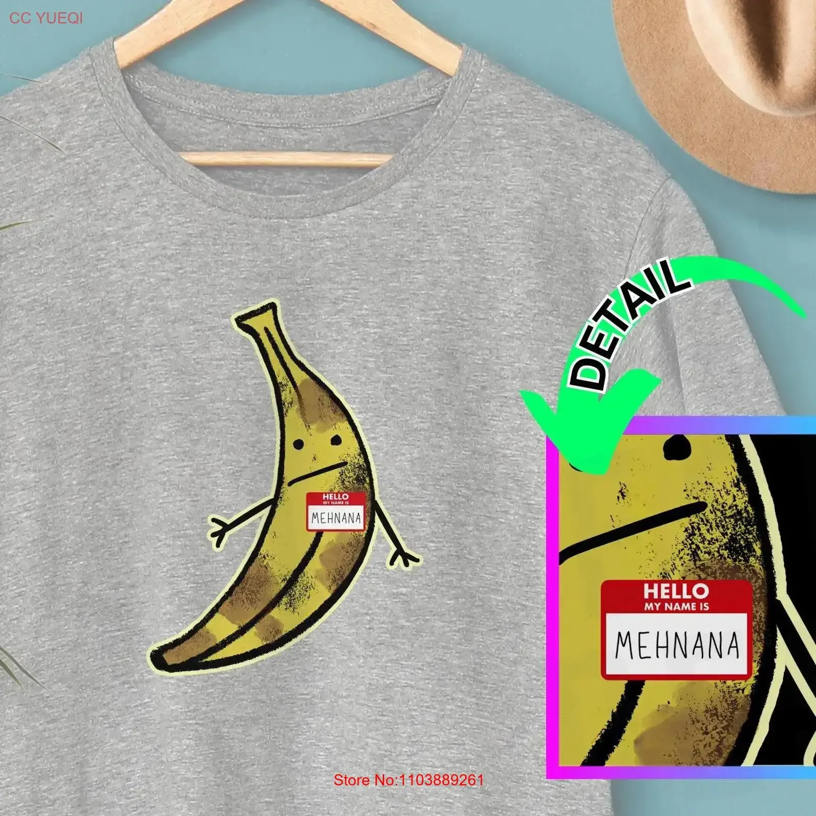 Mignon XS 5X drôle apatétique banane t-shirt meh quoi t-shirt santé mentale gen x z dépression millénaire déprimé apathy