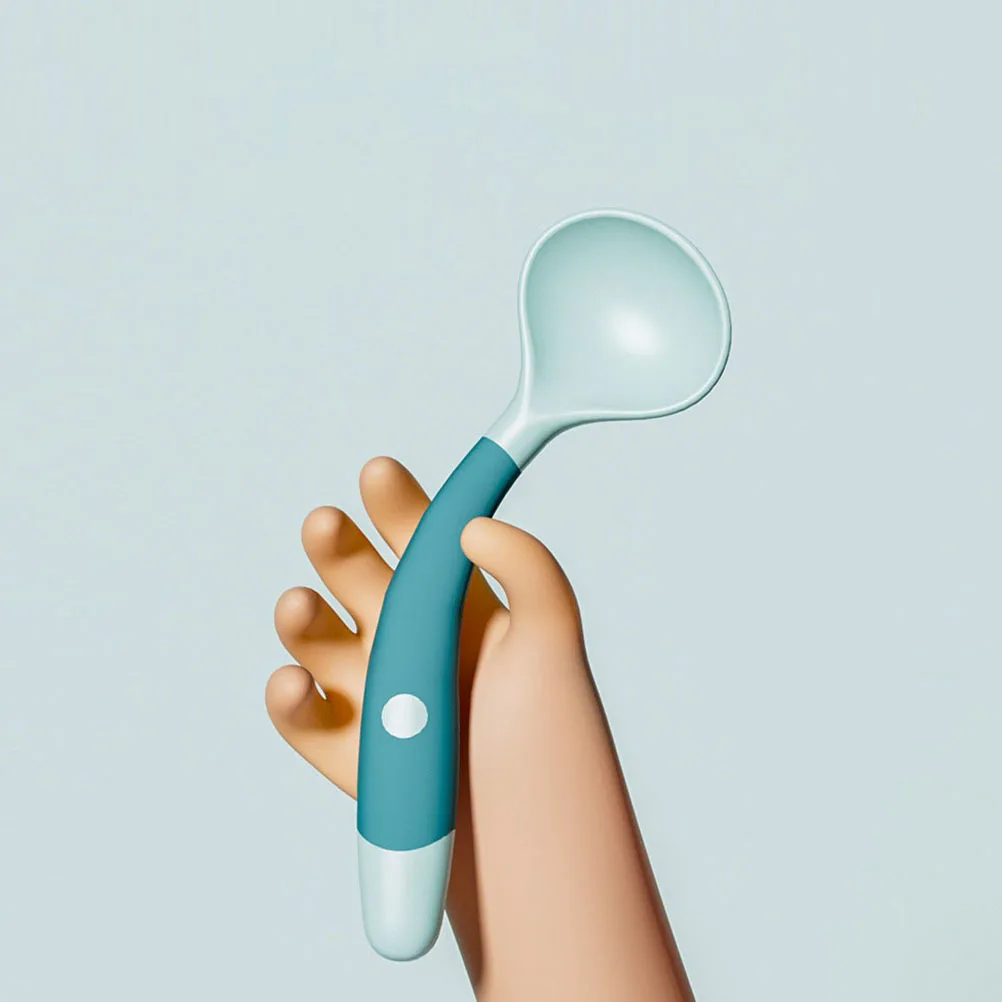 

4Pcs Baby Training Spoon Safe Plastic Learning Spoon for Newborn Infant Toddler Use Baby Spoons Training Tableware