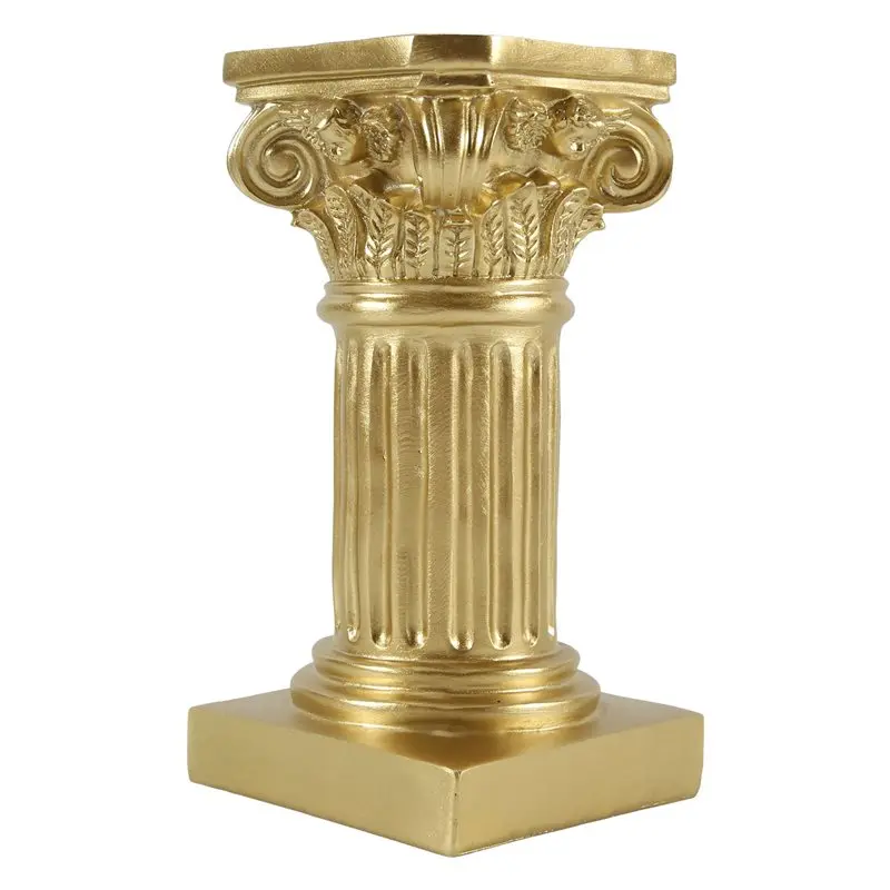 AT19-Roman Pillar Resin Sculpture Column Decor Roman Pillar Statues Home Living Room Crafts Furnishings