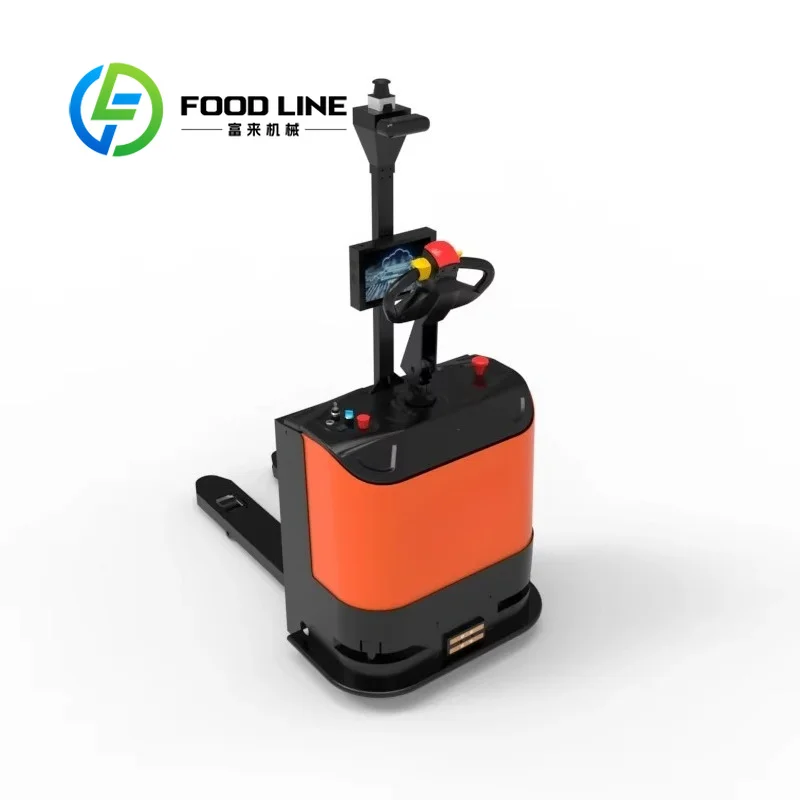 Automatic Stacker Forklift Robot, Laser Environment Mapping, Obstacle Avoidance, For Warehouse Pallet Stacking & Carrying