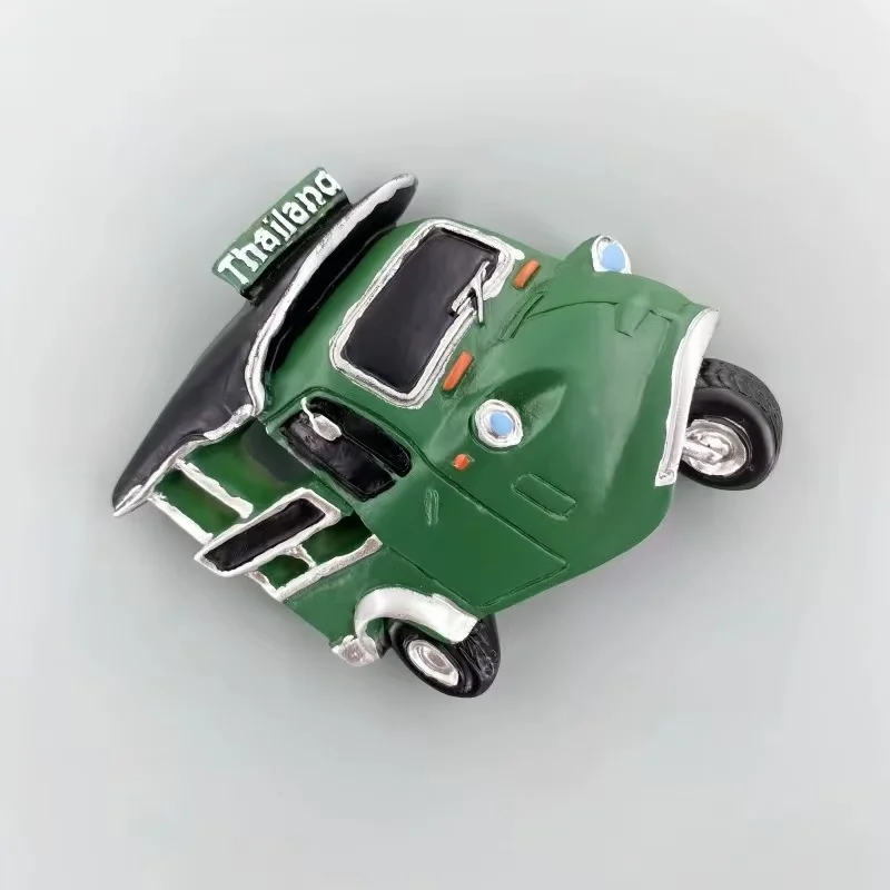 تايلاند، بانكوك، فوكيت، كوه ساموي، تشيانغ ماي، سياحة دراجة ثلاثية العجلات مميزة، ديكورات تذكارية، ملصقات رسائل، تبريد #3