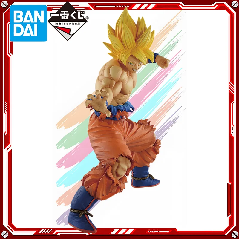 Em estoque bandai dragon ball vs omnibus z ichiban kuji e super sayans son goku figura anime modelo de ação brinquedos colecionáveis presente