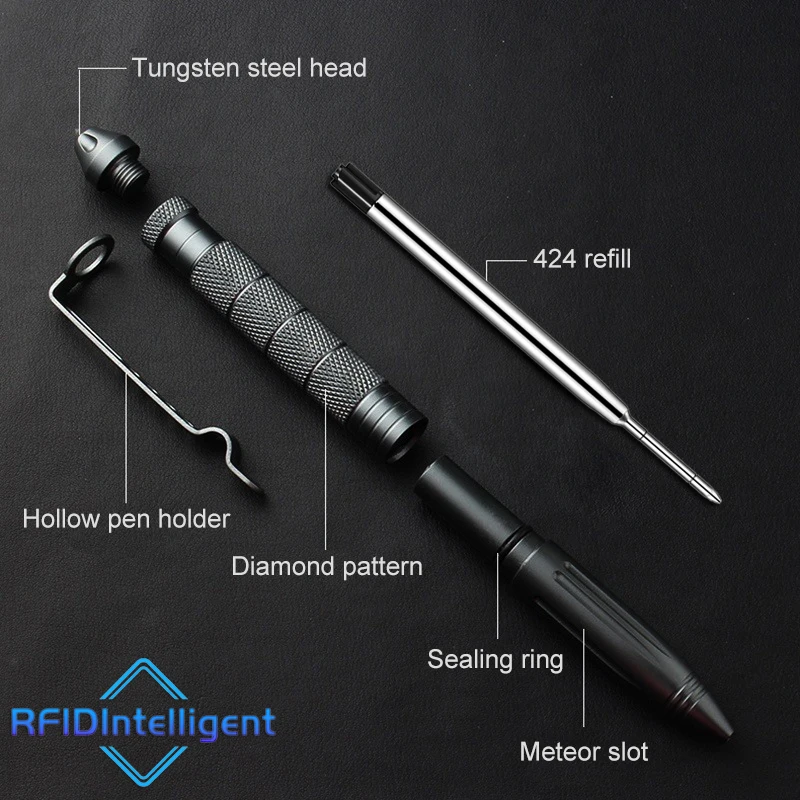 Metal Tactical Pen Self Defense Weapon for Women Men Outdoor Camping Travel Emergency Window Breaker Survival Supplies