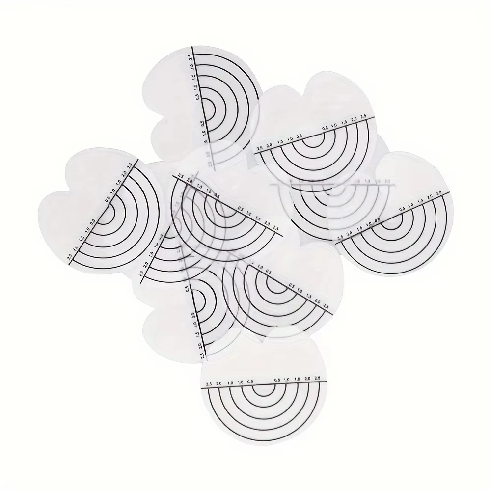 10 Pieces Hair Extension Wig Tools Round Heat Protector for Hair Extensions High Quality Clear Fusion Adhesive Protector image 3