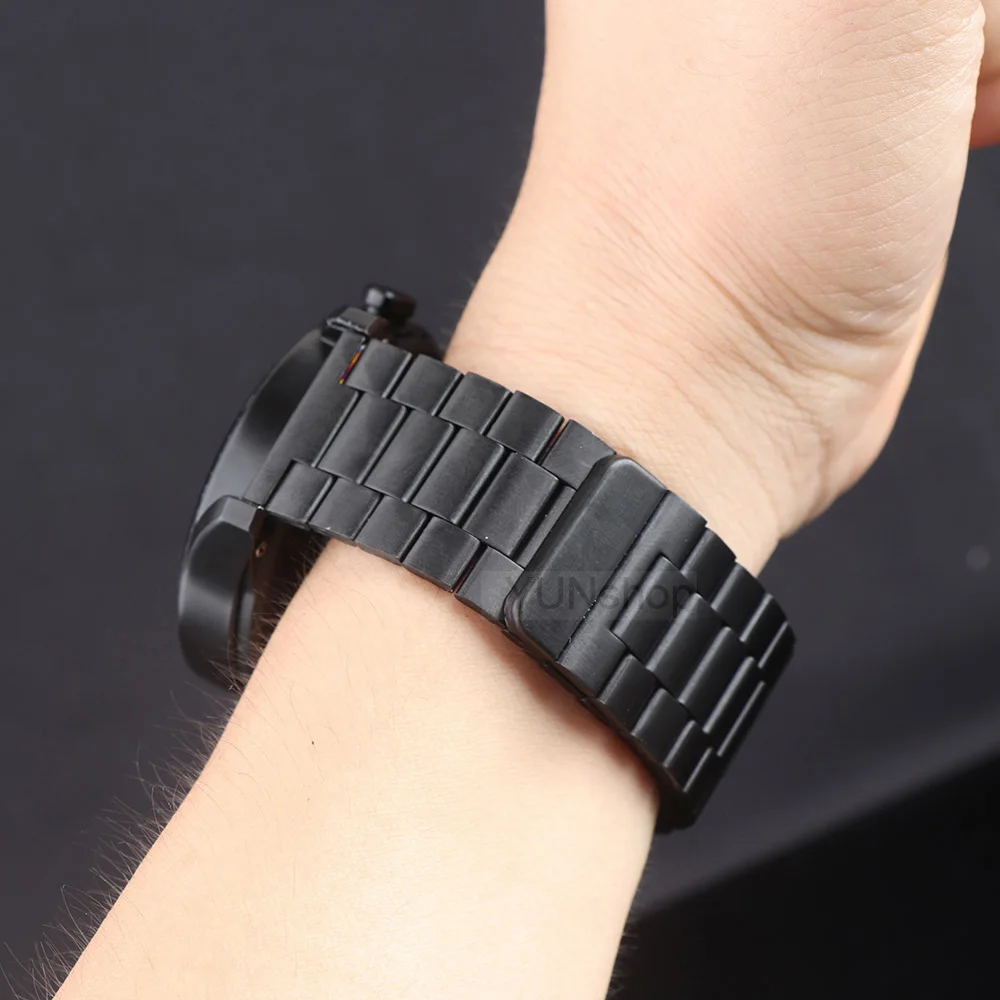 22mm Magnetic Stainless Steel Strap For Huawei Watch 4 GT 2 2e 3 4 5 5Pro Dragon Scale Bracelet For Xiaomi Oppo Watch4 Pro Band