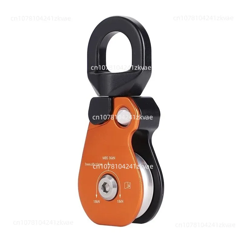 Single & Double Pulley Swivel Connector with Anti-Twist Design to Prevent Rope