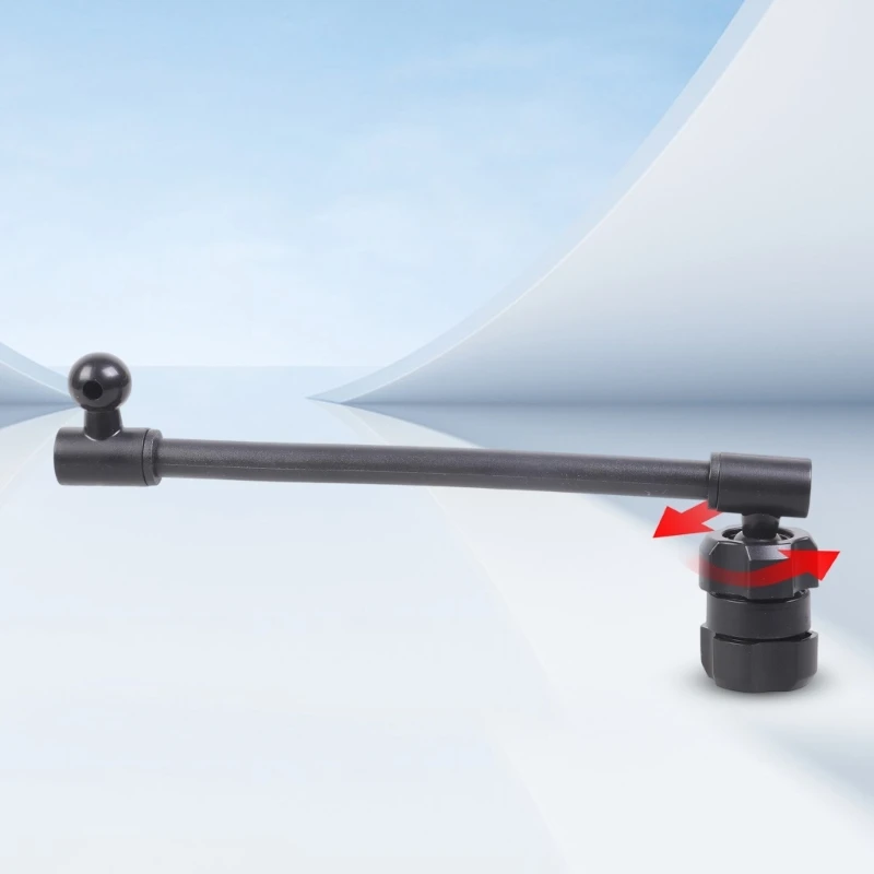 45BB Ergonomic 17mm Ball Head Extension Arm For Dashboard Car Vent Phone Mounts Adjustable Flexible Mounting Solution