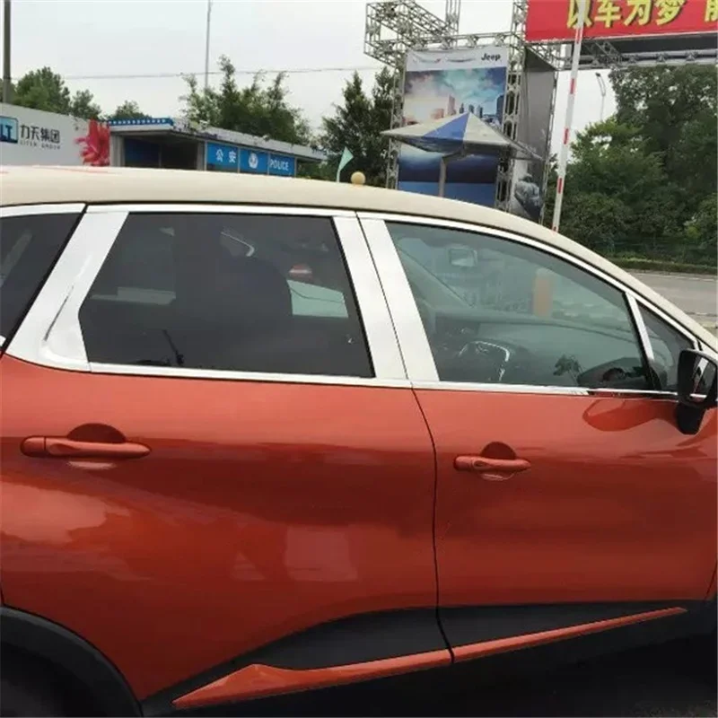 

WELKINRY For Renault Captur Kaptur 1st Generation 2013-2019 Samsung QM3 Car Door Window Central Middle B Column Pillar Post Trim