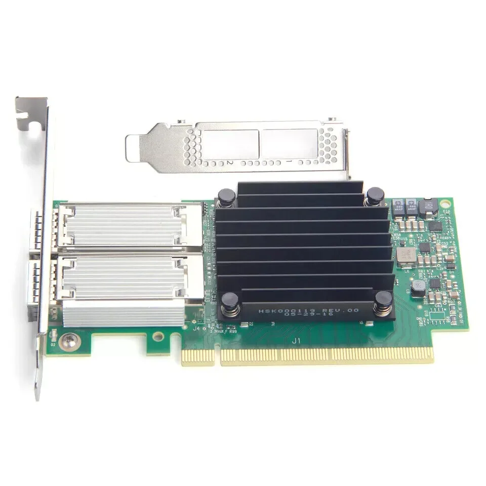 A=For Mellanox MCX416A-CCAT CX416A Dual-Port ConnectX-4 100GbE PCIe Adapter NIC
