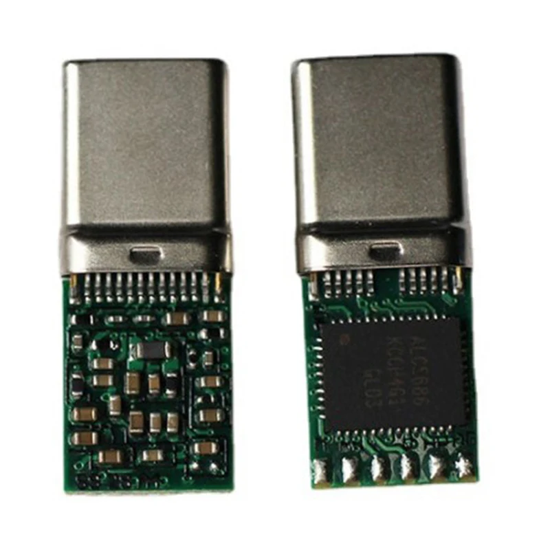Chip Type-C Digital Audio Headphone Plug DAC Decoding Connector Adapter