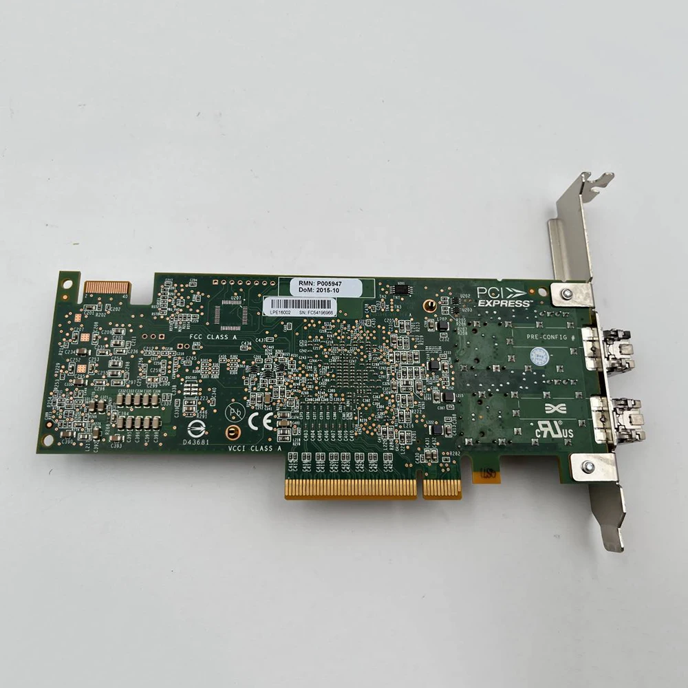 For IBM 577F Dual-port 16 Gbit/s fiber HBA EN0A 00E3495 00E9266 00E3496 Card