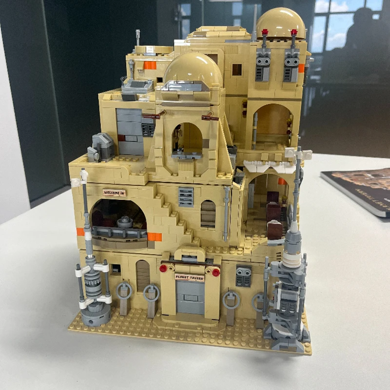 1971 قطعة كوكب الحانة اللبنات مجموعات MOC عرض الشارع نموذج الطوب عدة الجمعية منزل لعب للمراهقين الكبار هدايا عيد الميلاد #3