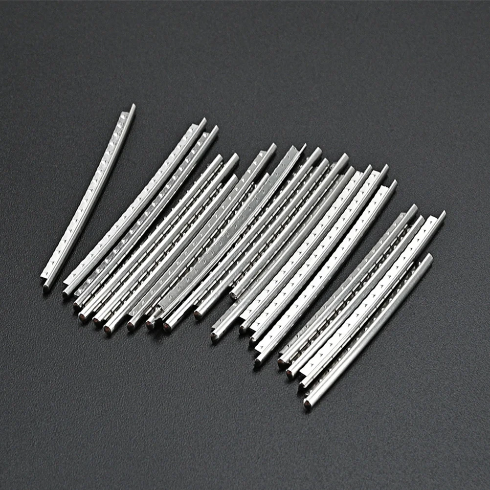 

20Pcs Guitar Fret Wire Stainless Steel 2.2mm Wear Resistant Replacement for Acoustic Classical Guitar Fretboard and Fingerboard