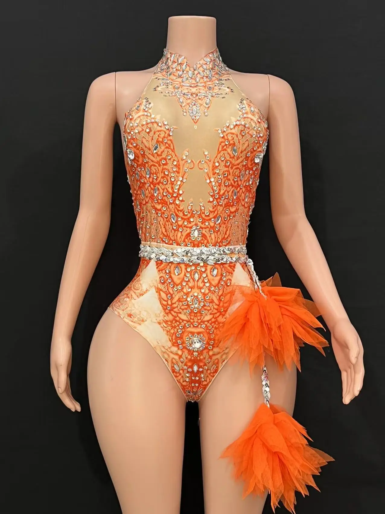 مجموعة أزياء بار دي إس النسائية الكورية للنوادي الليلية الماسية الوردية الملتصقة جوجو المثير للرقص الساخن التفاعلي Kpop