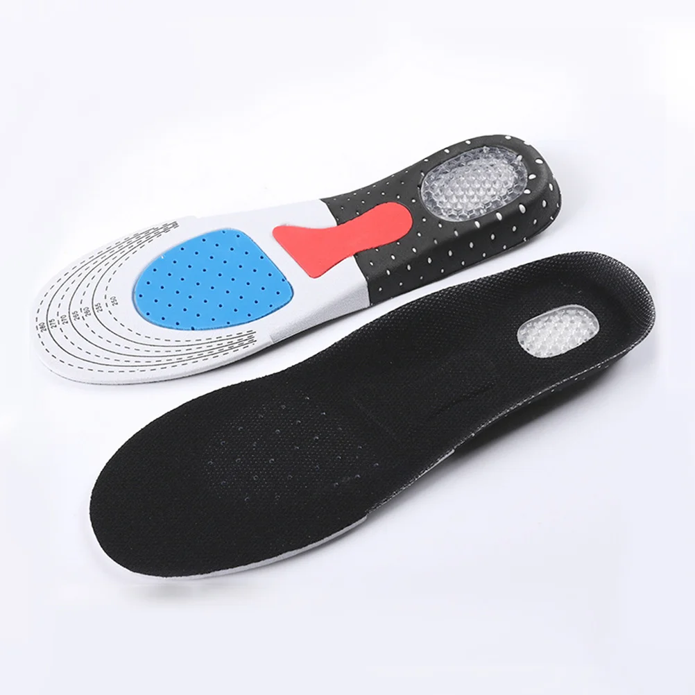 

1Pair Eva Insole Breathable Sweat-Absorbent Arch Support Heel Cushion Sports Insert Shoe Pad Lightweight U-Shaped Design Size L