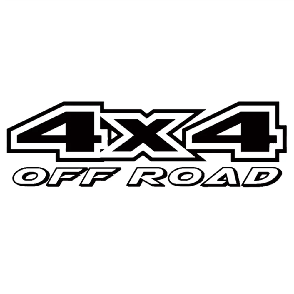 4x4 Off Road Adventure Vinyl Car Sticker Waterproof UV Resistant Reflective Decal for SUV Truck Door Trunk Universal Fit
