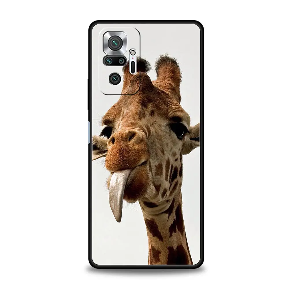 기린 전화 케이스 Xiaomi Redmi Note 13 12 5G 11 10 Pro Plus 4G 9S 9 8 7 9T 13C 12C 10C 9C 9A 소프트 실리콘 커버