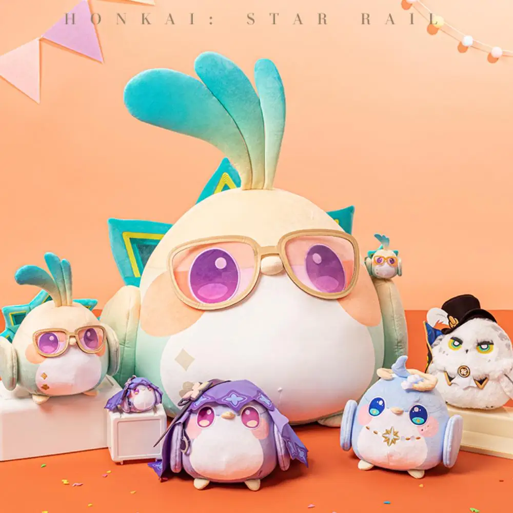 

Honkai Star Rail Jimi приемная комната серии складная птица плюшевая кукла рюкзак кулон мультфильм брелок украшение аксессуар игрушка