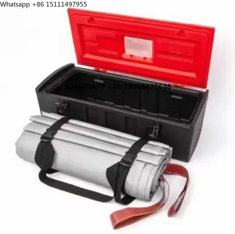 High Silica Car Fire Blanket Easy Carry 6X9m Silicon Coated Car Fire Blanket for Car Vehicles