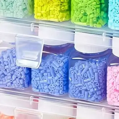 fuse-beads-kit-de-perlas-26-mm-con-caja-organizadora-–-24-48-72-96-colores-perlas-de-fusion-para-manualidades-arte-pixel-regalo-original-para-ninos-y-adultos
