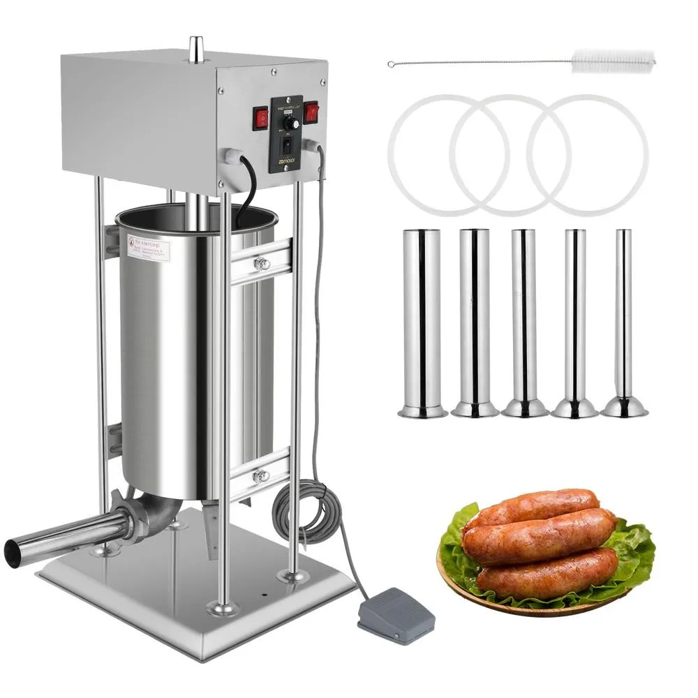 

Electric 15L Commercial Home Use Sausage Stuffer Maker Catering Meat Food Press