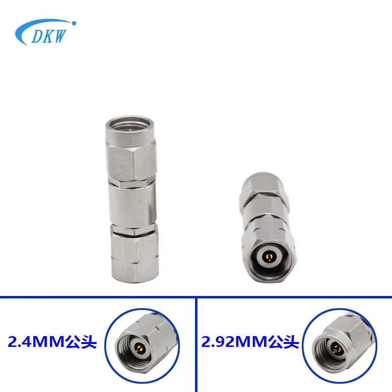 

2.92MM male to 2.4 male millimeter wave high frequency adapter 40GHZ stainless steel