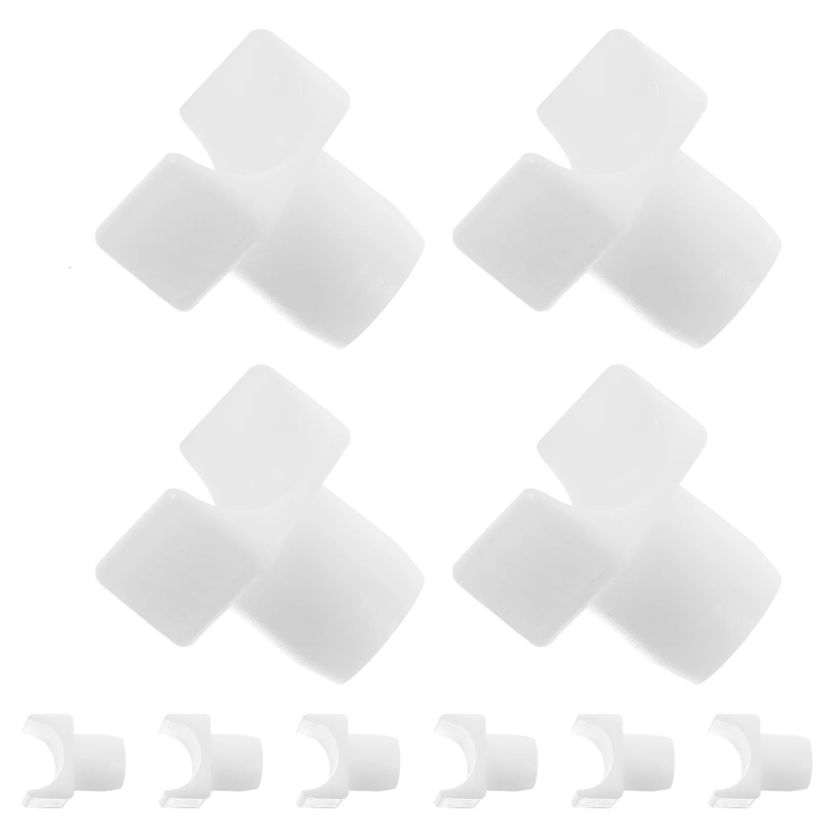 

10pcs Wheelchair Support Blocks Universal Slide Rail Guide ABS Lightweight Replacement Parts for Drive Wheelchair