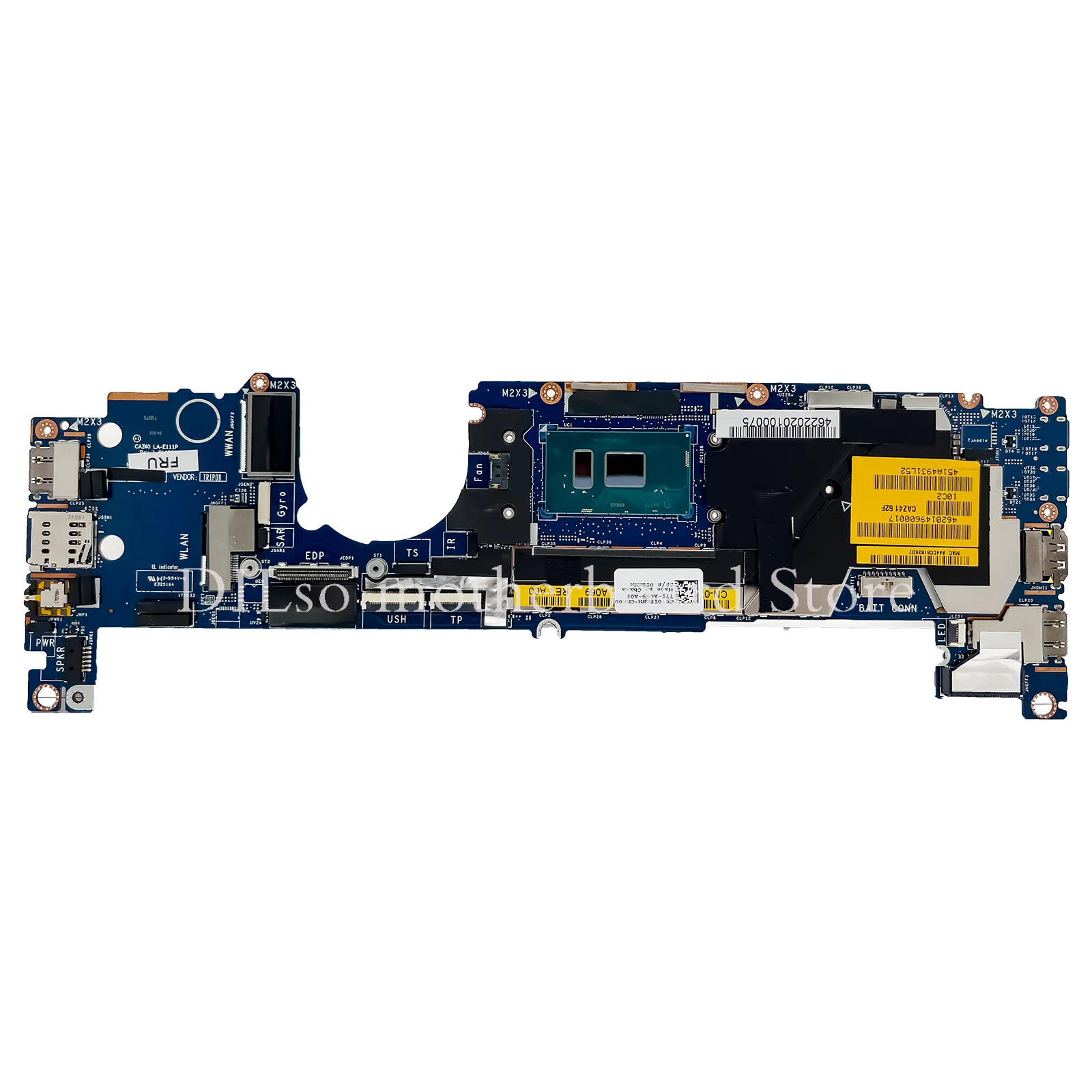 KEFU LA-E111P Mainboard For Dell Latitude7389 Laptop Motherboard With  i5-7200U i7-7500U 8GB-RAM 100% Tested Fast Ship