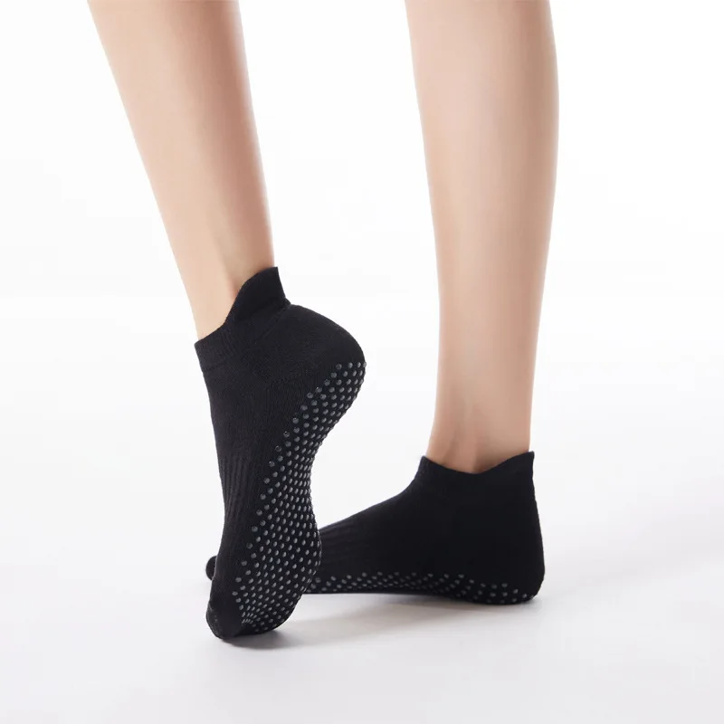 

Профессиональные носки для йоги для женщин, нескользящие носки для пилатеса, носки для спорта, босиком, балетом