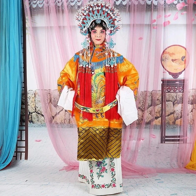 زي الأميرة Gui Fei Zui Jiu كونسورت في حالة سكر فينيكس تاج الدراما ثوب الأوبرا الصينية الإمبراطورة مرحلة الأداء الملكي رداء سيدة