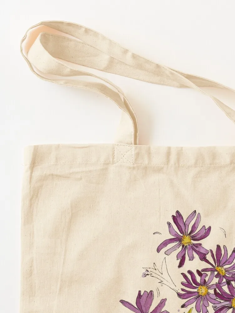 البرية الأرجواني زهور الربيع حمل حقيبة حمل الحقائب الرجال النساء أكياس الحلوى أكياس المتسوق #3